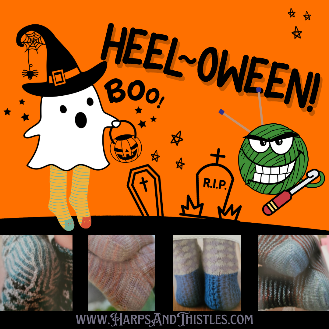 Heel-oween! - A Variety of Heels to Knit ~ October 14th