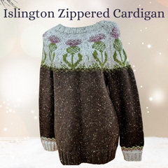 Islington Zippered Cardigan ~ February 3, 10, March 2, and 9