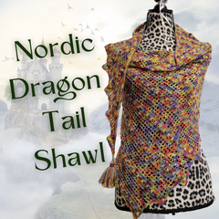 Nordic Dragon Tail Shawl